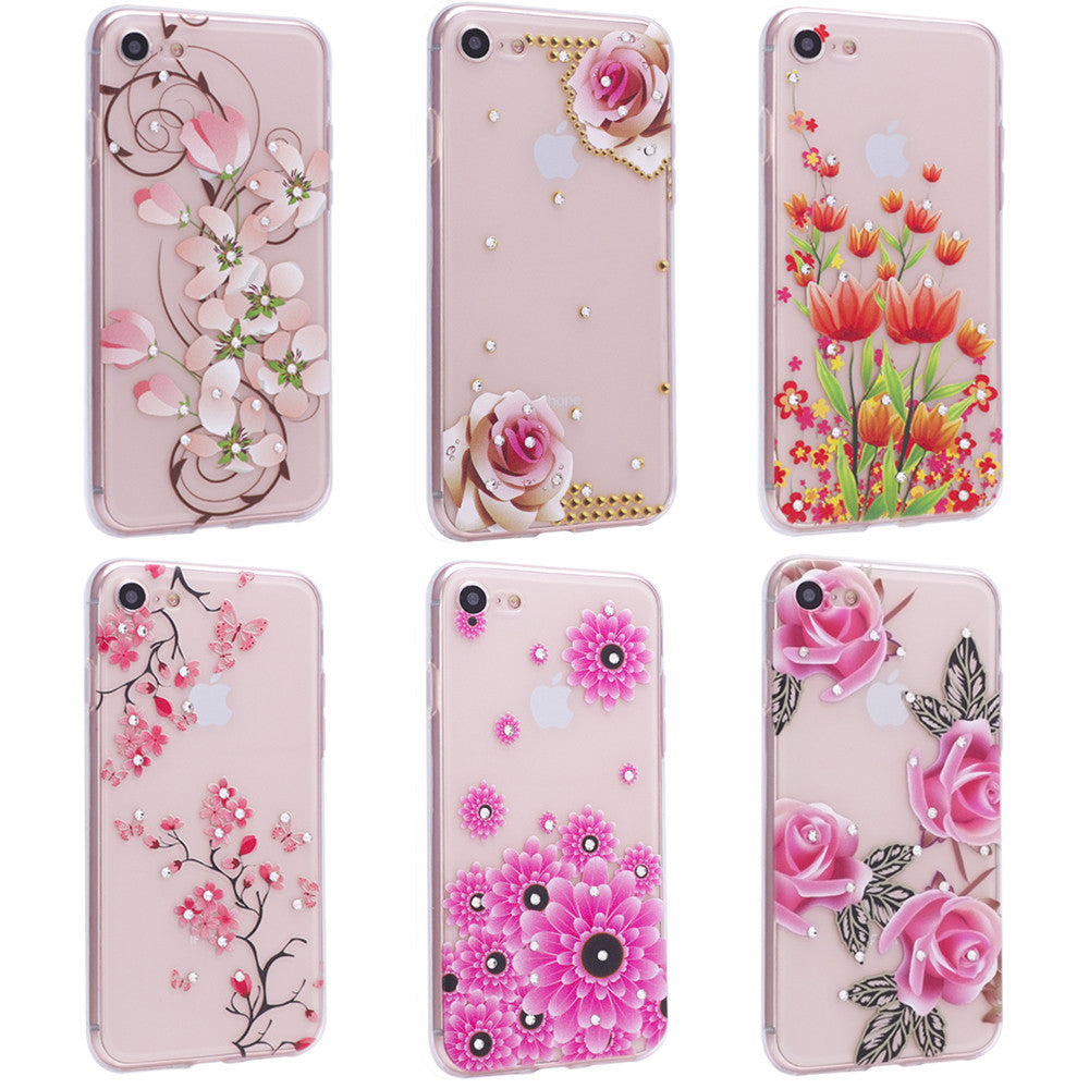 Акварель с блестками TPU Case — iPhone 6 ; 6S