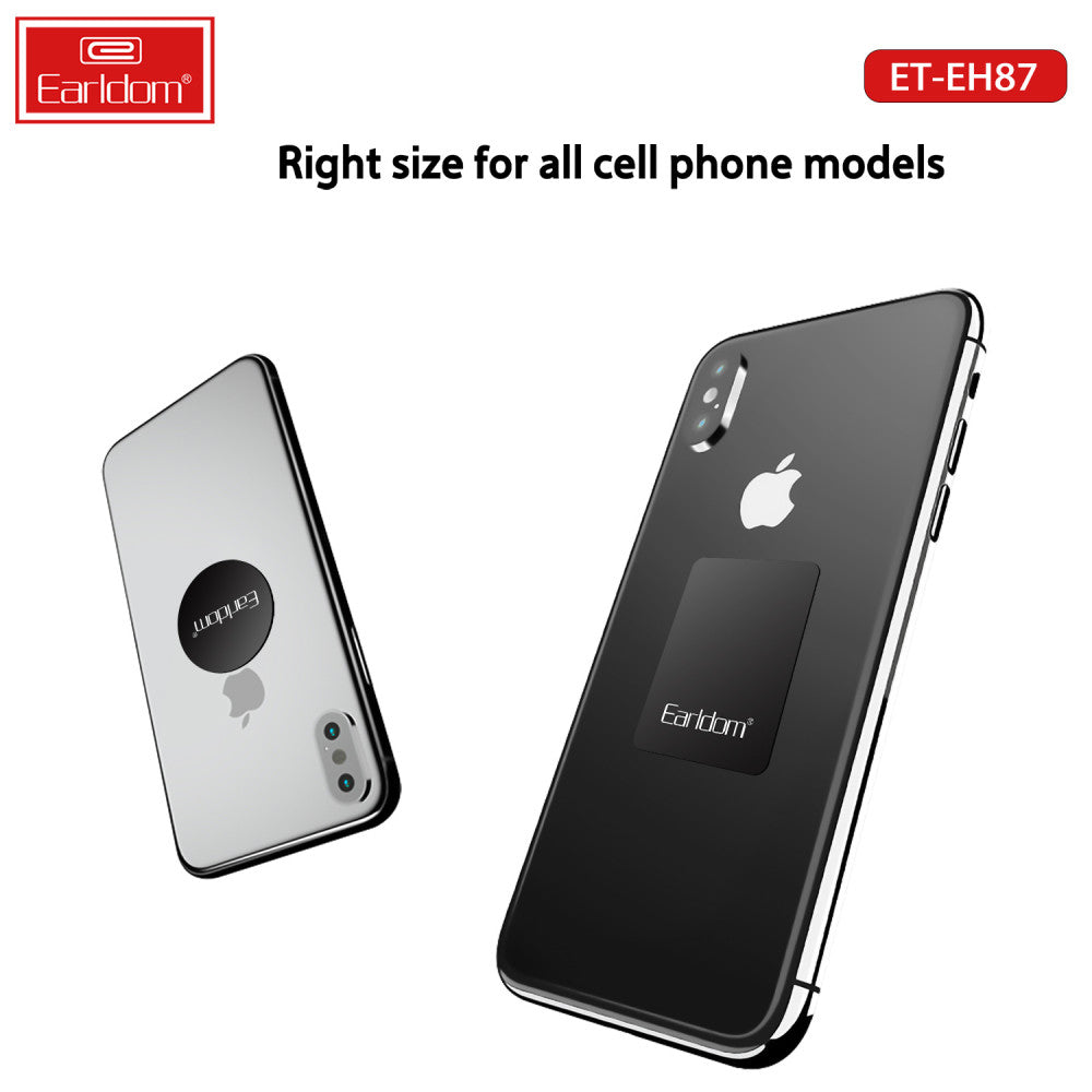 Набор пластин для магнитных холдеров 2шт ( прямоугольный ) Earldom ET-EH87