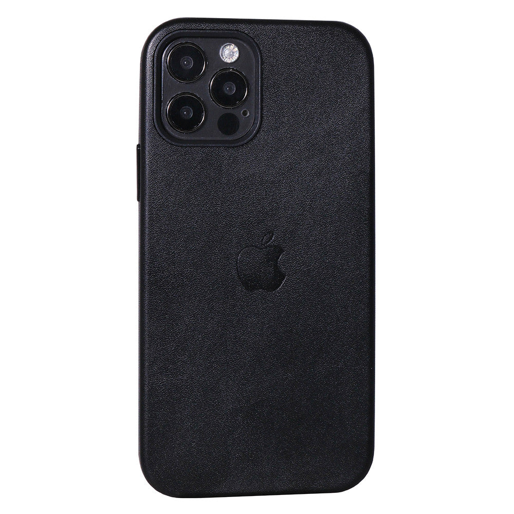 Leather Case with MagSafe — iPhone 12 ; 12 Pro  — Black