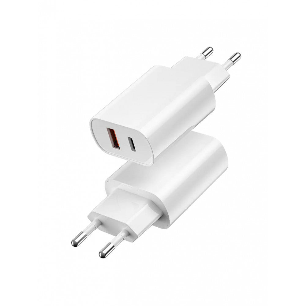 Home Charger | 20W | PD | QC3.0 — WiWU Wi-U002 — White