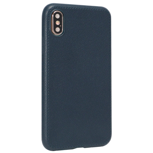 TPU Slim Leather Case — iPhone X ; Xs — Blue