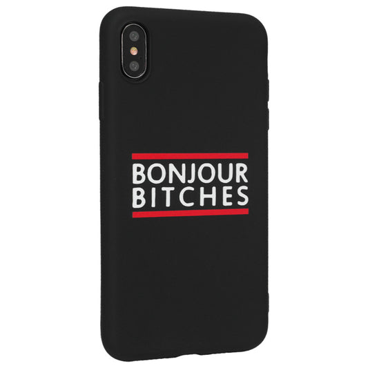 Bright Style Silicone Matte Case — iPhone 7 ; 8 — Bonjour