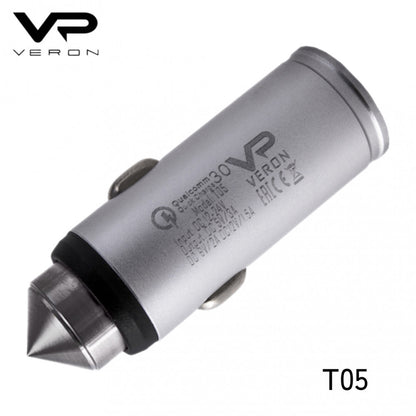 Car Charger | 3.0A | QC3.0 — Veron T05 QC3.0 Metal W/P