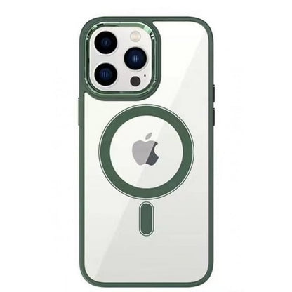 Color Clear Case with MagSafe — iPhone 11 — Green