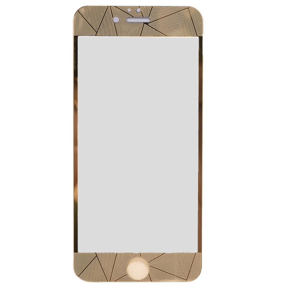 Захисне скло 2 in 1 Diamond — iPhone 6 ; 6S — Gold