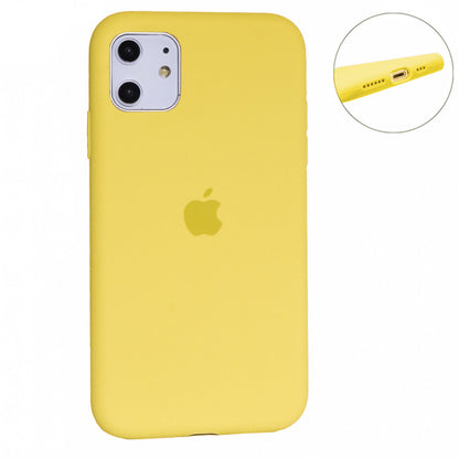 Original Silicone Case Full Size — iPhone 11 — Neon Piink