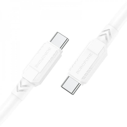 Кабель USB C to C 60W (1m) — Borofone BX81 — White