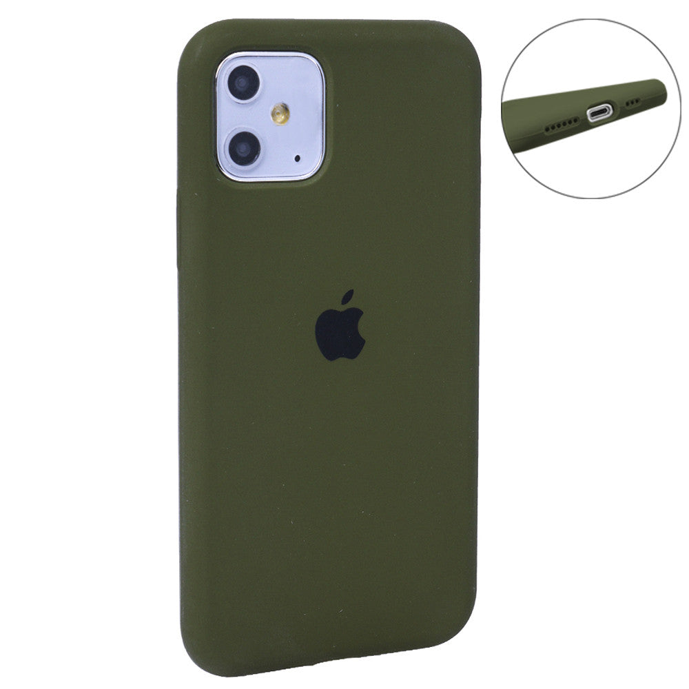 Original Silicone Case Full Size — iPhone 11 — Khaki (48)