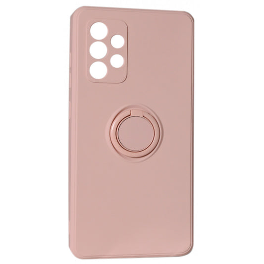 Ring Silicone Case — Samsung A72 (A725F)  — Pink Sand