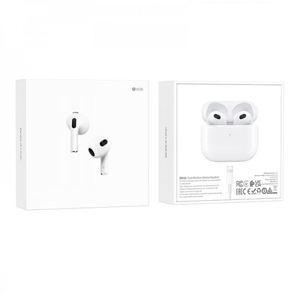 Bluetooth гарнітура TWS — Borofone BW26 True — White