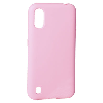 Original Silicone Case — Samsung A01 (A015F)   — Pink (11)