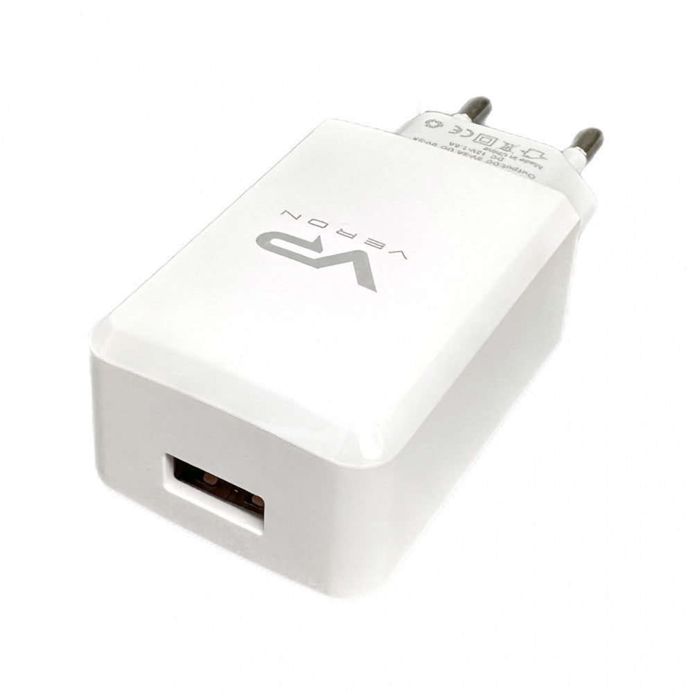 Home Charger | 18W | 1U — Veron VR-C13Q — White