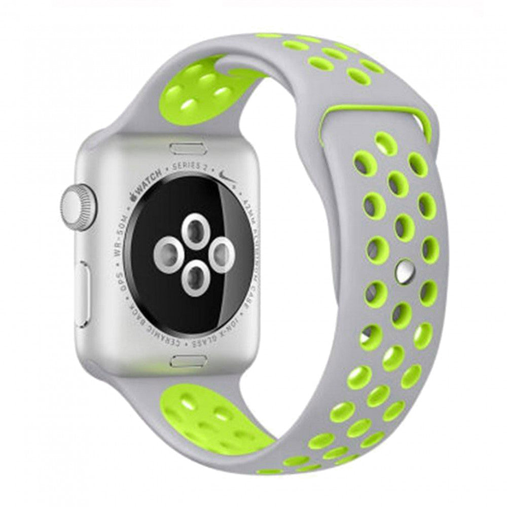 Ремінець Sport Nike — Apple Watch 38 mm | 40 mm | 41 mm — Gray & Green