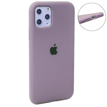 Original Silicone Case Full Size — iPhone 12 ; 12 Pro 6.1" — Blackberry [07]