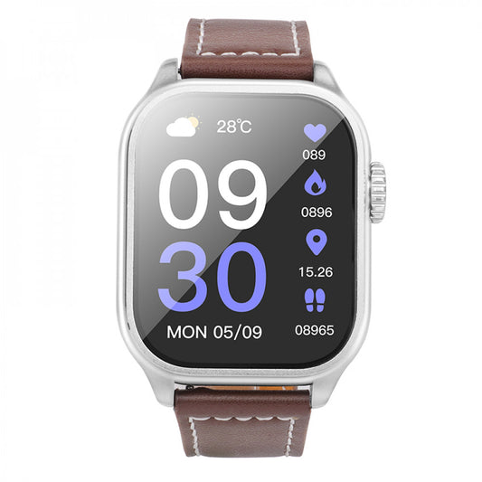 Smart Sports Watch (Call Version) — Hoco Y17 — Silver