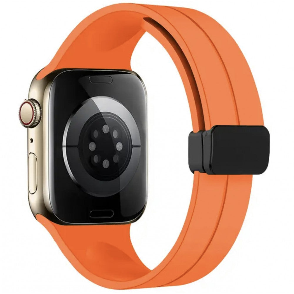 Ремінець Magic Lock — Apple Watch 42 mm | 44 mm | 45 mm | 49 mm — Orange