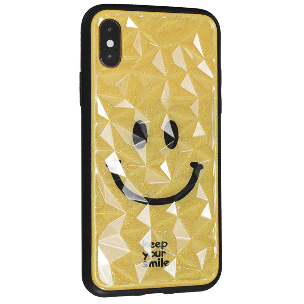 Romb Glass With Print TPU Case — Huawei P Smart 2019 ; Honor 10 Lite — Smile