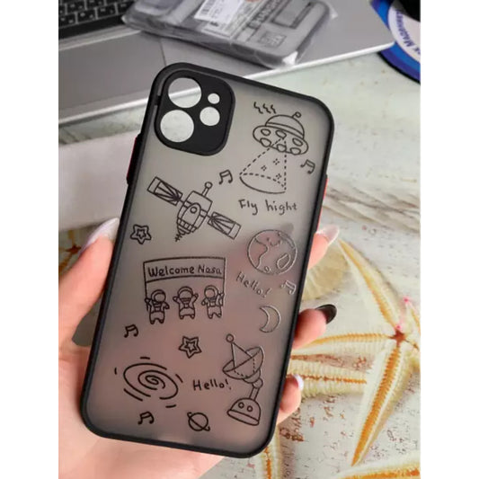 Stickers Space Series TPU Case — iPhone 12 6.1"