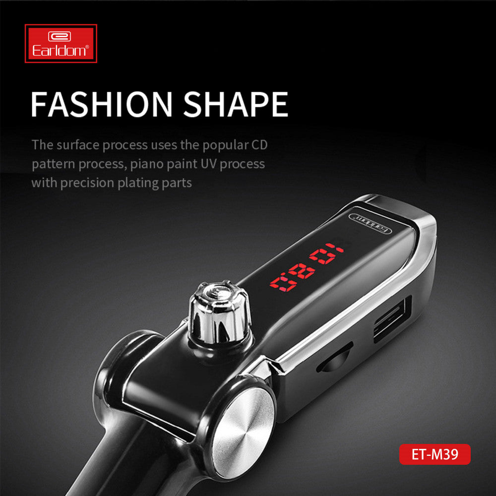 Fm Modulator MP3 | Car Charger | 3.1A | 2U — Earldom ET-M39