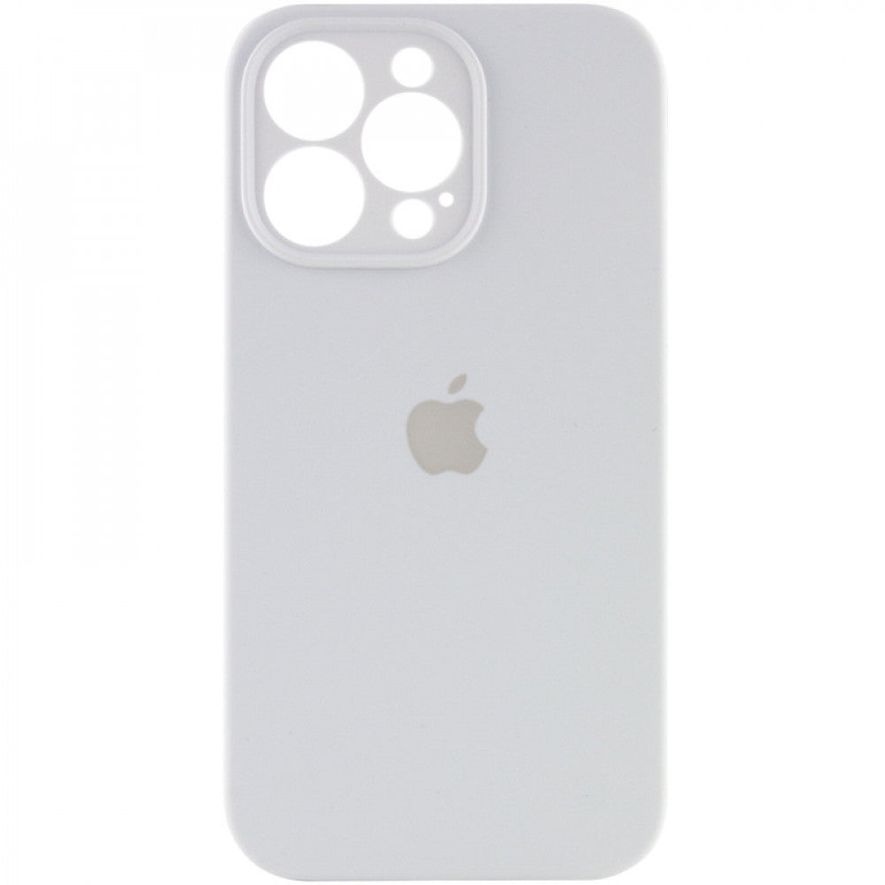 Original Silicone Case with protective camera — iPhone 14 Pro — White (9)