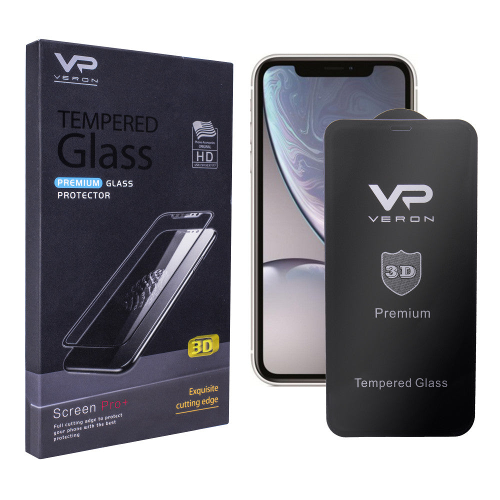 Захисне скло Veron 3D Curved Premium — iPhone 6 ; 6S Black