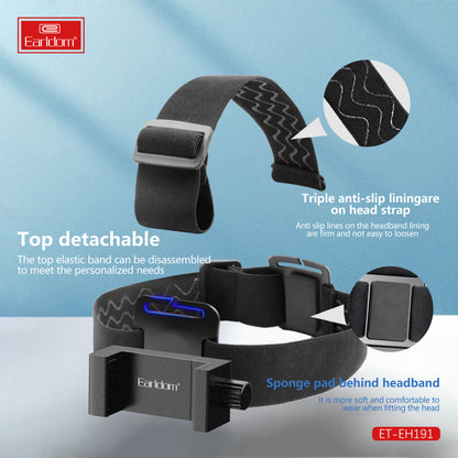 Тримач налобний Earldom ET-EH191 для смартфона