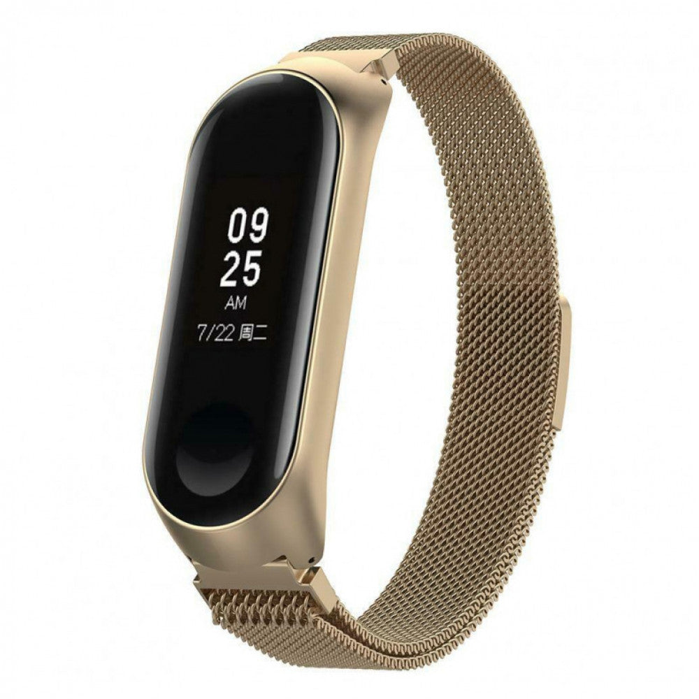 Ремінець Milanese Loop — Xiaomi Mi Band 5 | 6 — Gold