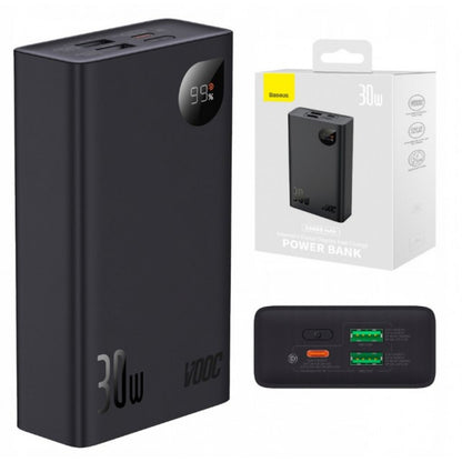 Power Bank 10000 mAh | 30W | Digital Display — Baseus (PPAD040) — PPAD040101 Black