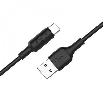 Кабель USB C 2A (1m) — Hoco X25 — Black