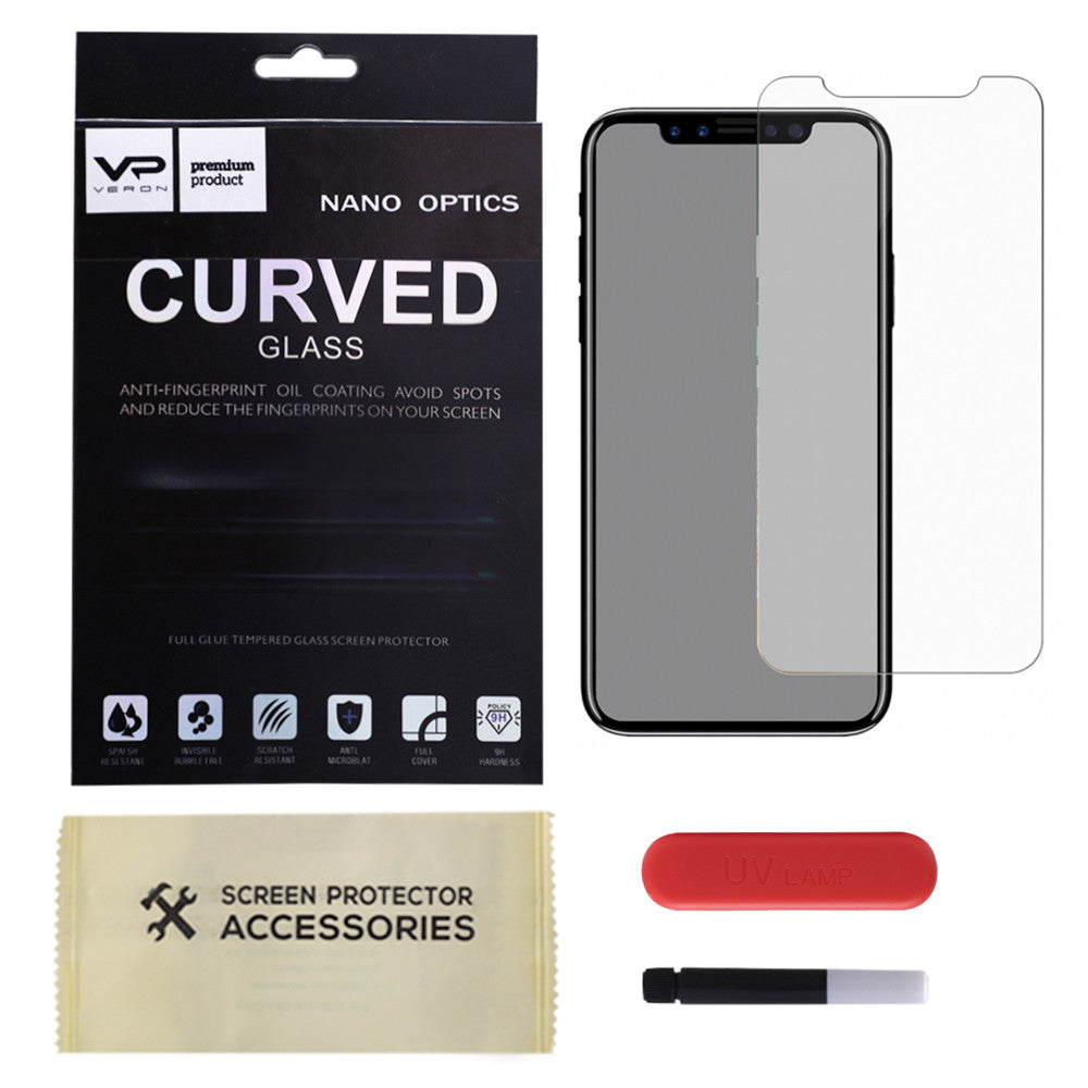 Защитное стекло Veron Nano UV Full Glue iPhone X ; XS ; 11 Pro (Clear)