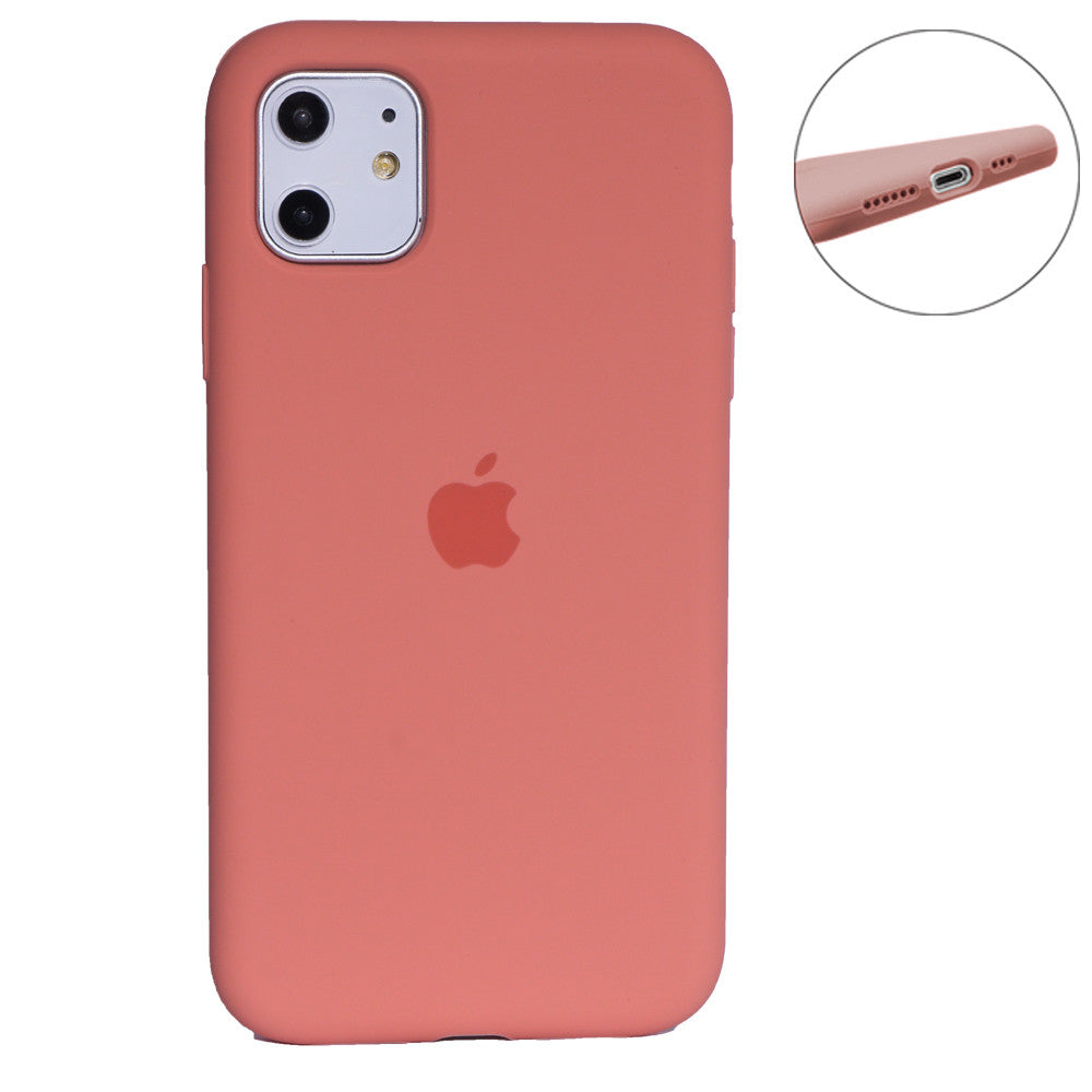 Original Silicone Case Full Size — iPhone 11 — Neon Piink