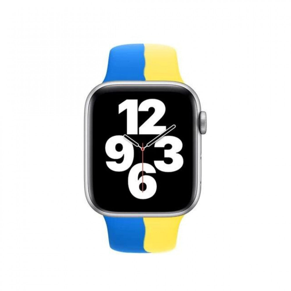 Ремінець Sport Band — Apple Watch 38 mm | 40 mm | 41 mm — Blue & Yellow