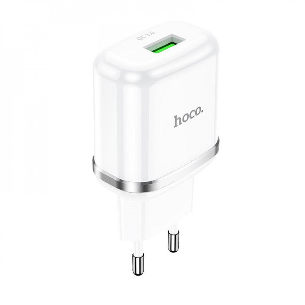 Home Charger | 18W | QC3.0 — Hoco N3 — White