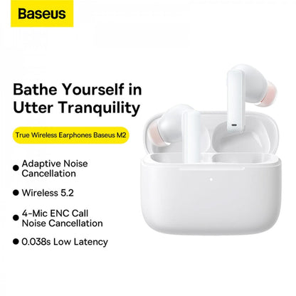 Bluetooth гарнітура TWS — Baseus (NGTW140002) Bowie M2 White