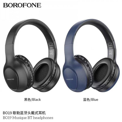 Навушники Bluetooth — Borofone BO19 Musique — Blue