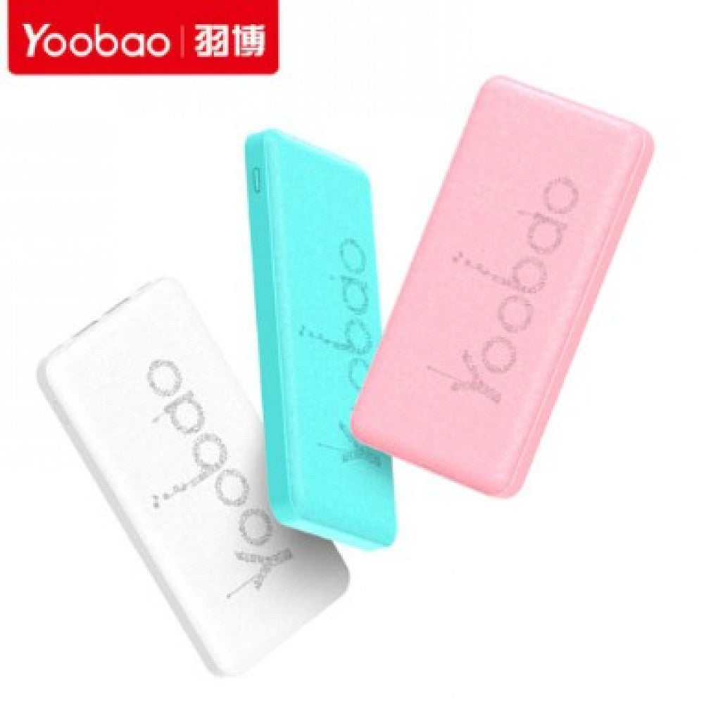 Power Bank 10000 mAh — Yoobao KJ03 — Pink