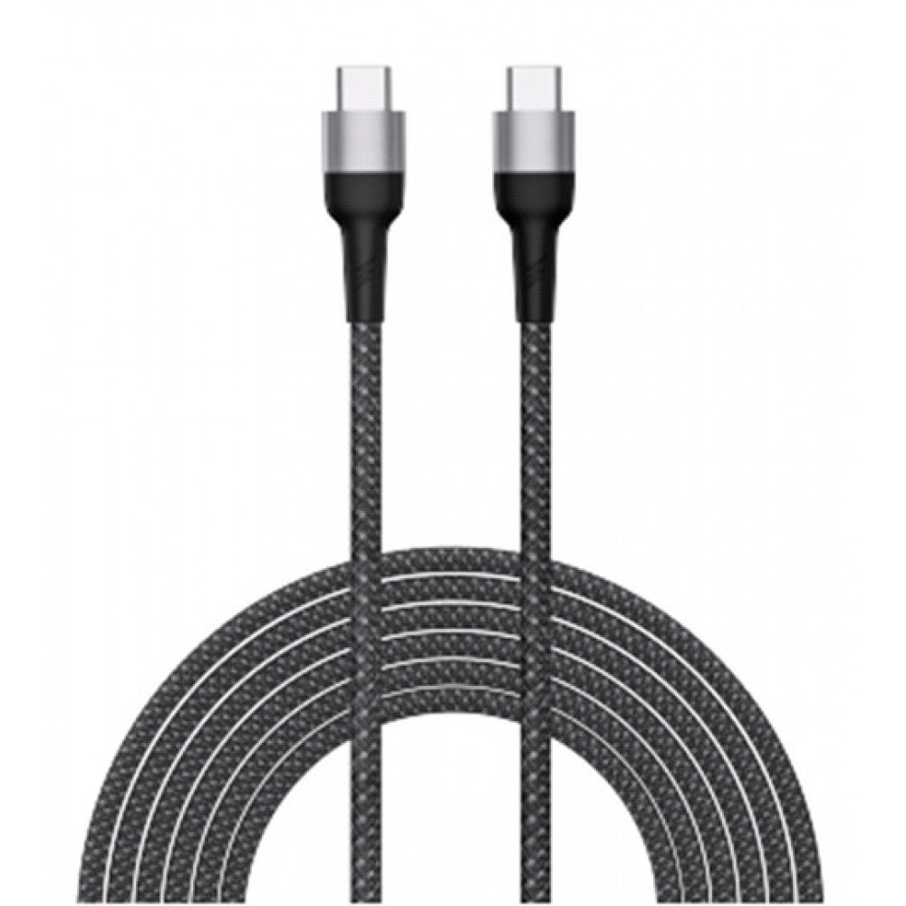 Кабель USB C to C 100W PD (1.5m) — WiWU F15 — Black