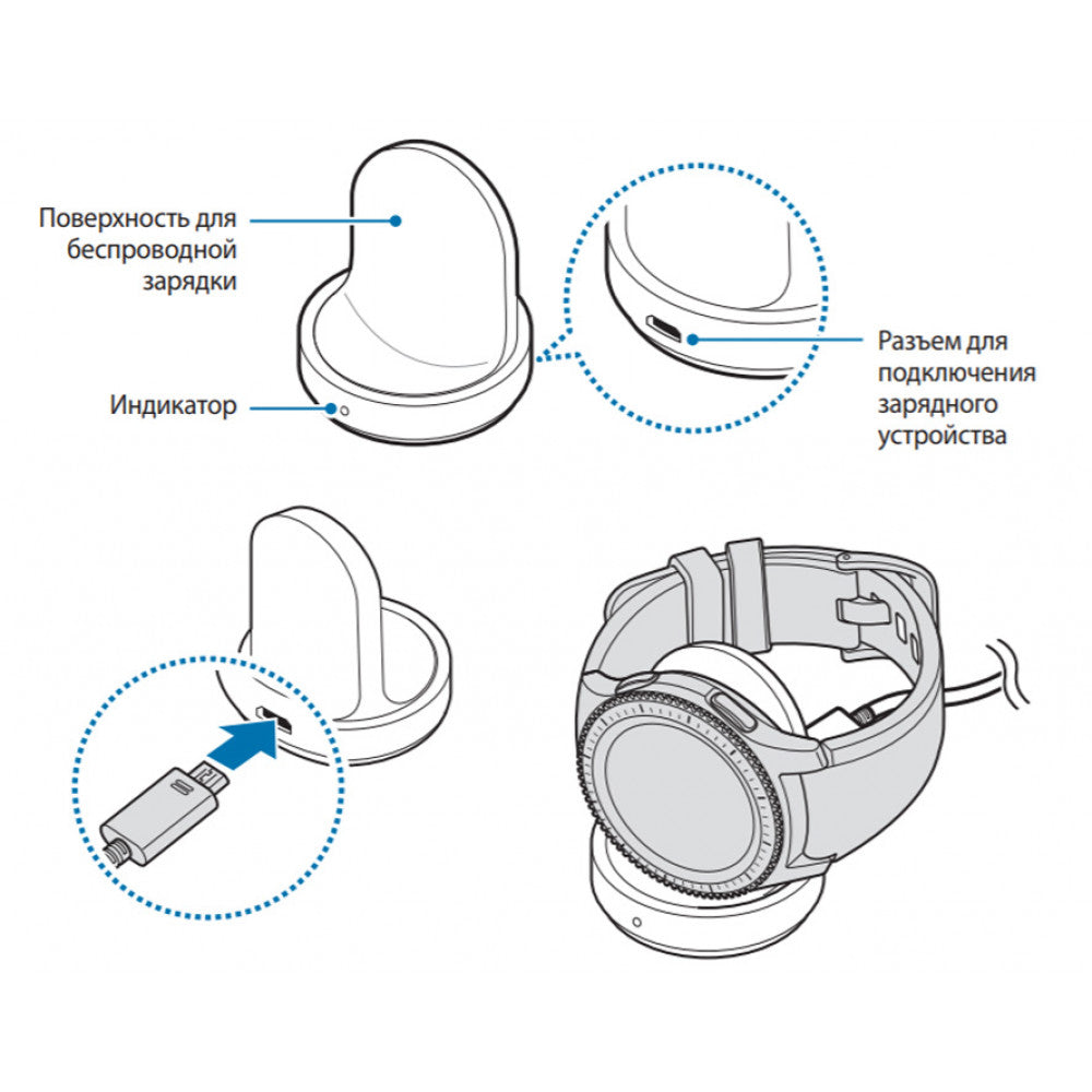 Зарядное устройство — Samsung Gear S3/S2