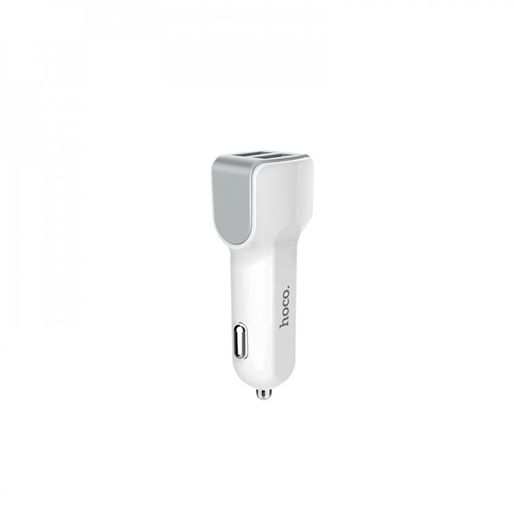 Car Charger | 2.4A | 2U — Hoco Z23 White