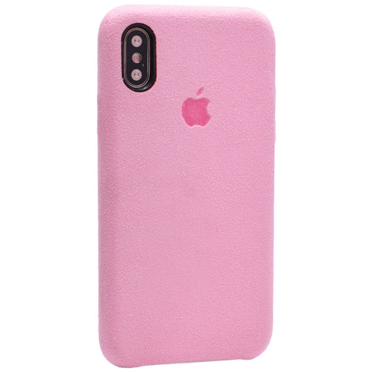 Alcantara Cover — iPhone X ; XS — Pink