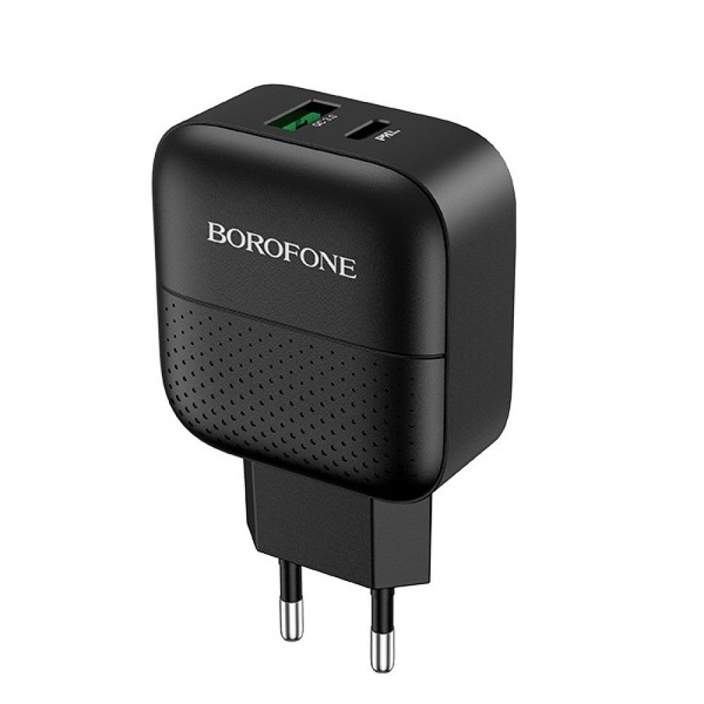 Home Charger | 20W | PD | QC3.0 — Borofone BA46A — White