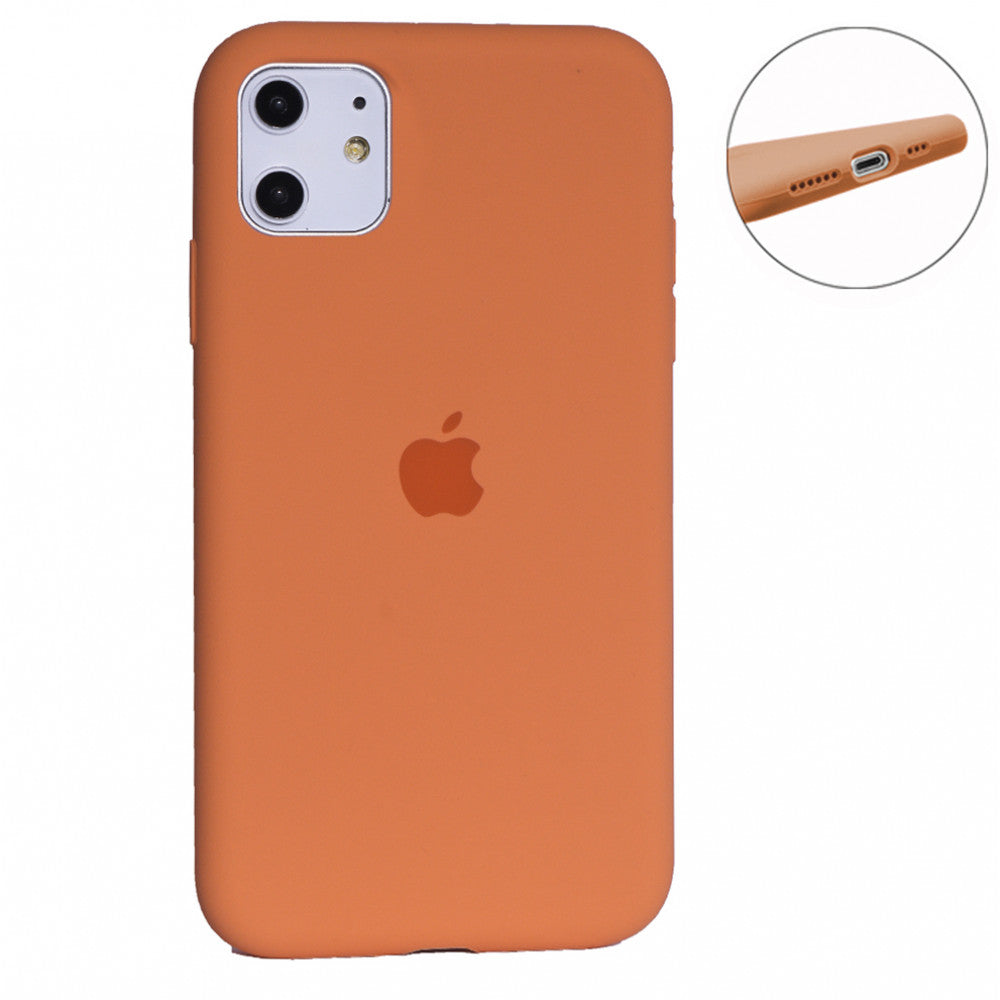 Original Silicone Case Full Size — iPhone 11 — Neon Piink