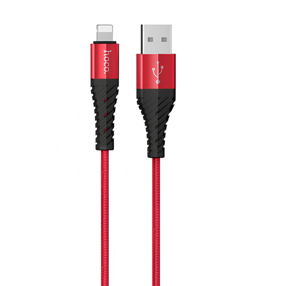 Кабель Lightning 2.4A (1m) — Hoco X38 — Red