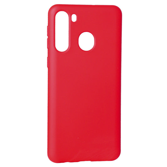 Original Silicone Case — Samsung A21 2019  — Red (14)