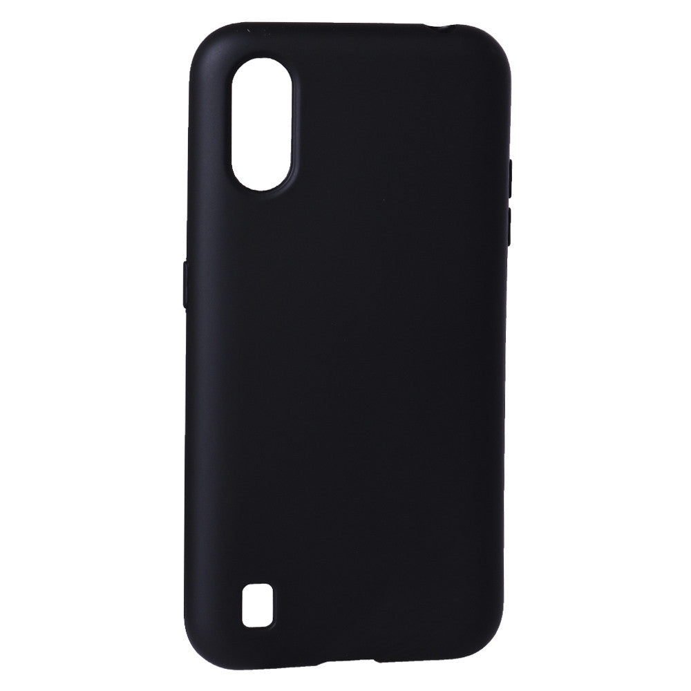 Original Silicone Case — Samsung A01 (A015F)   — Black (1)