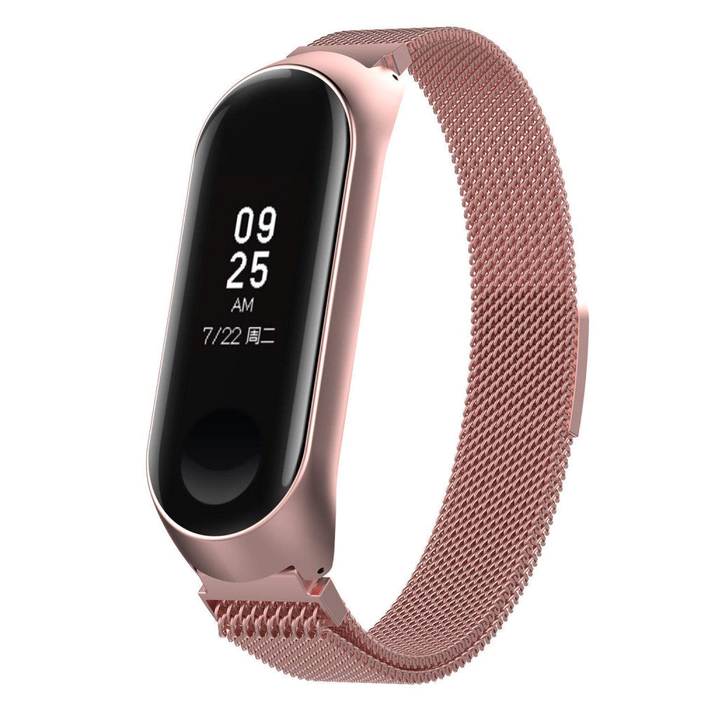 Ремінець Milanese Loop — Xiaomi Mi Band 5 | 6 — Rose Gold