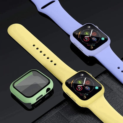 Ремінець Silicon & Glass — Apple Watch 45 mm — Lavander