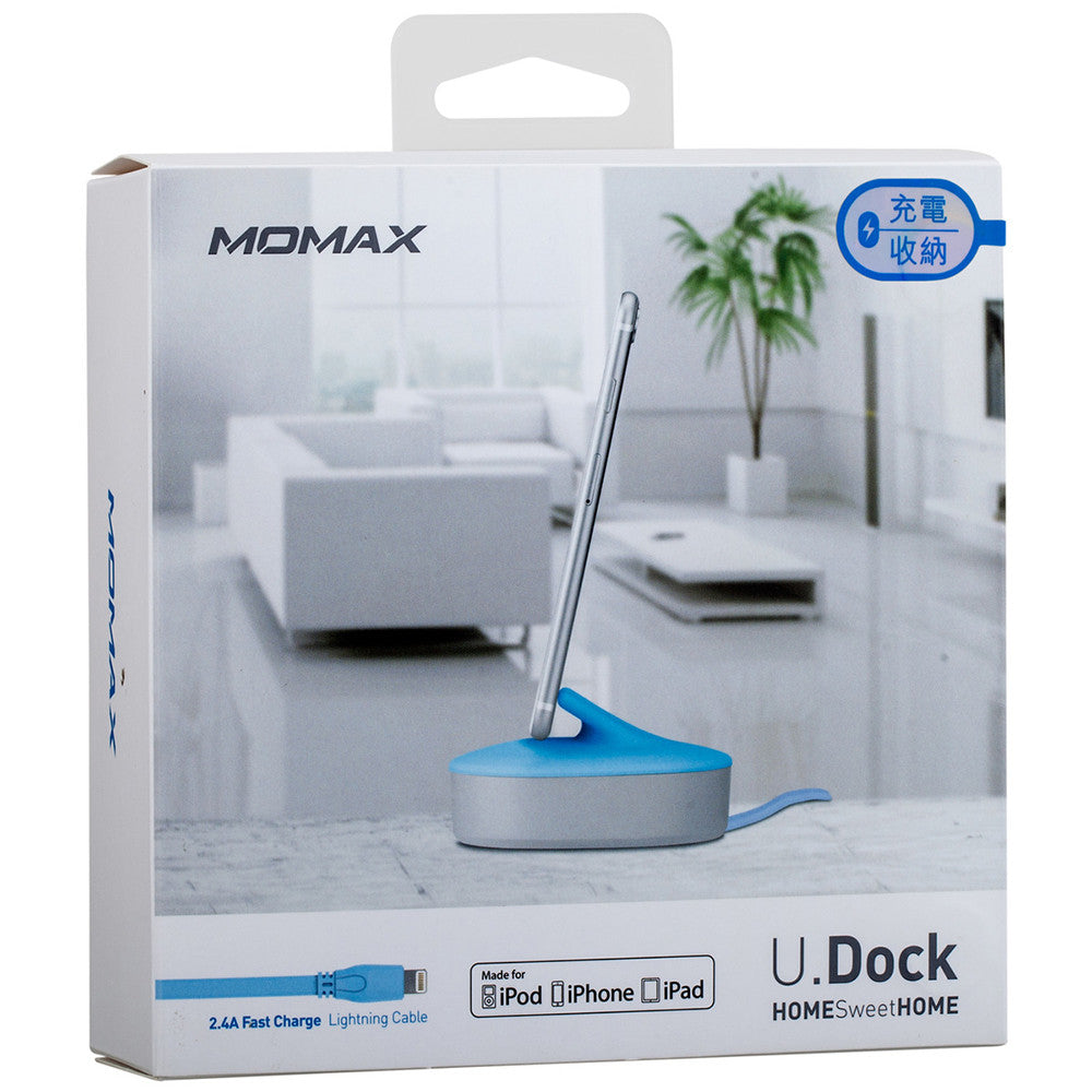 U Dock Sation — Momax (UD1LB) Lightning to USB cable (1m) White