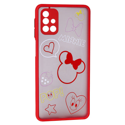 Stickers Series TPU Case — Samsung M31S — Red Heart