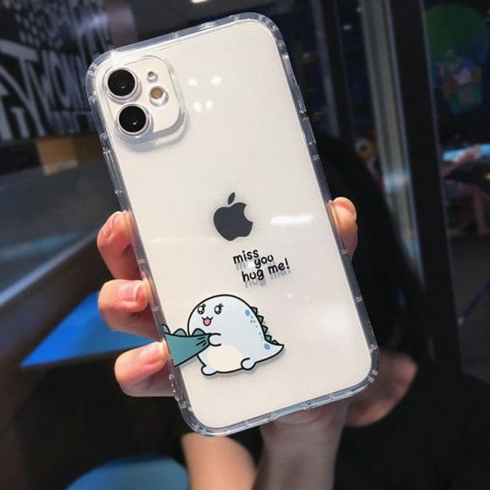 Cute Cartoon Animal Dinosaur TPU Case  — iPhone 12 6.1"  — Design 2